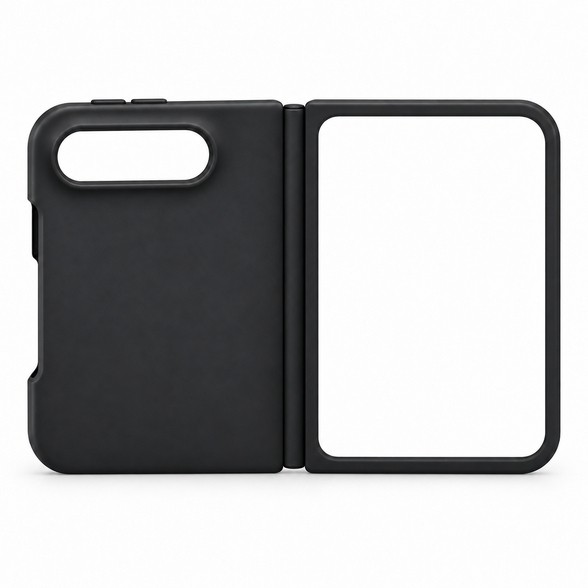 Foldable Case for iPhone Duo with Connected Front Frame and Rear Cover