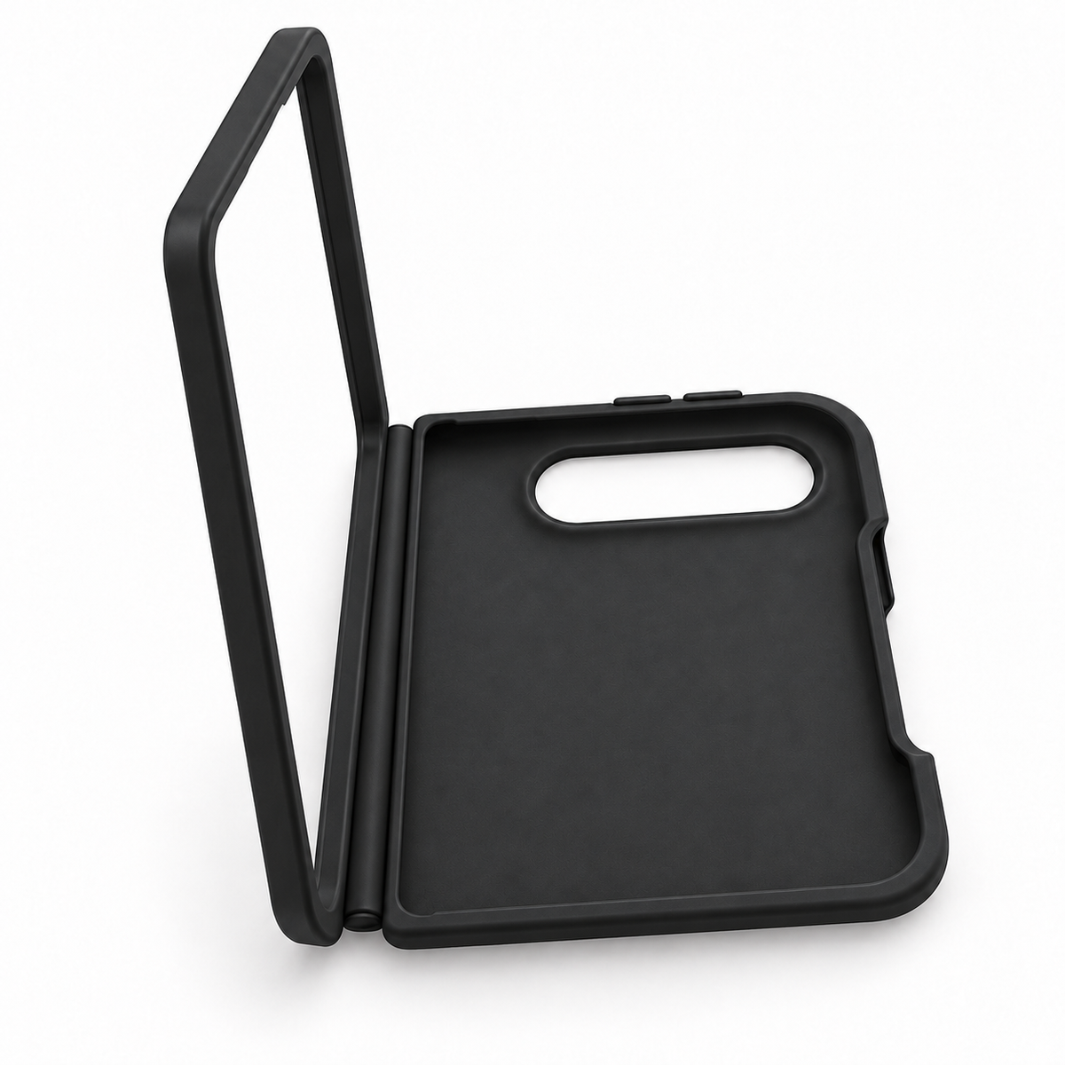 Foldable Case for iPhone Duo with Connected Front Frame and Rear Cover