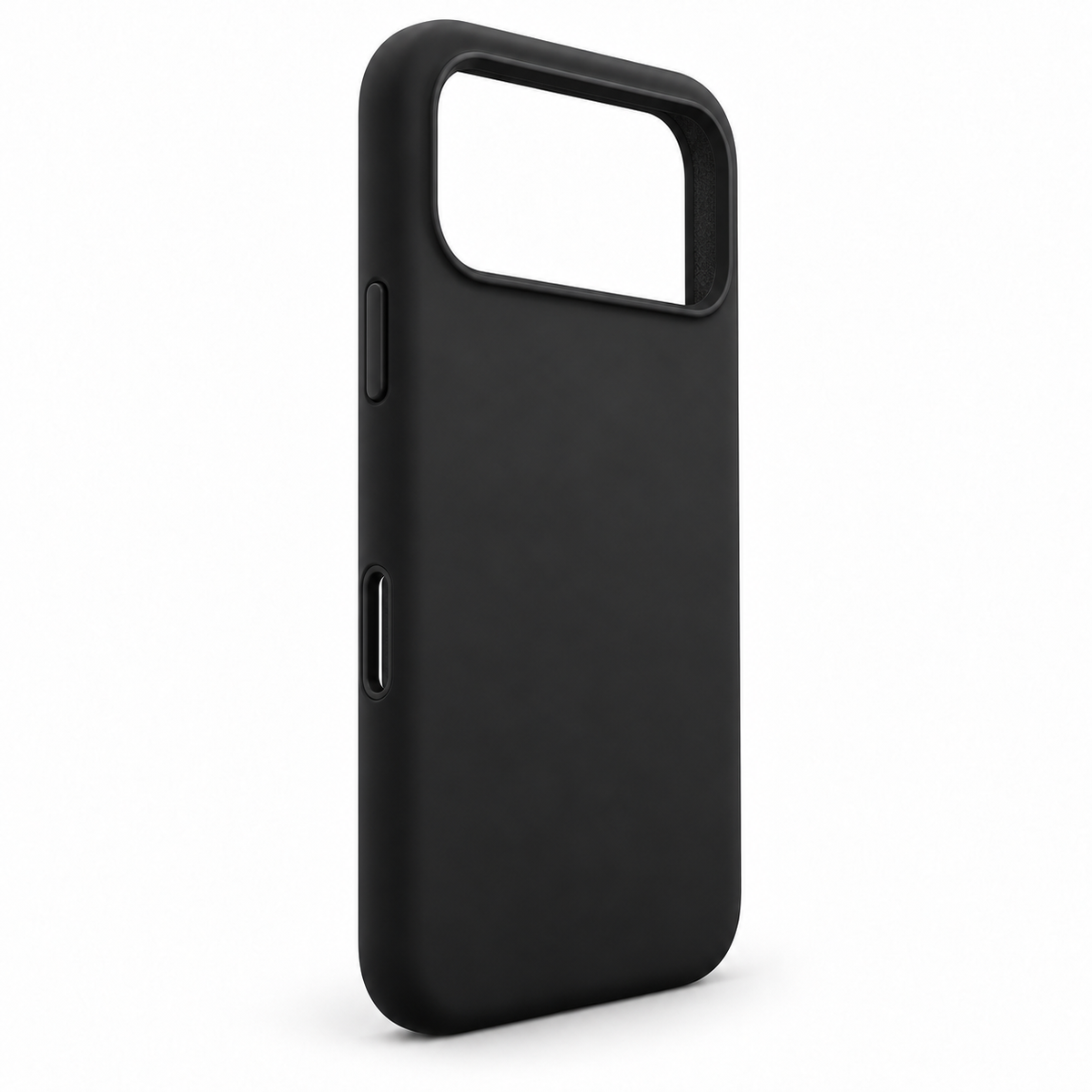 Silicone iPhone Case with Matte Finish and Soft Interior Lining